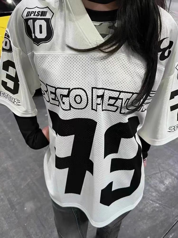 DPLS X EGO FETCH Mesh Jersey T-shirt